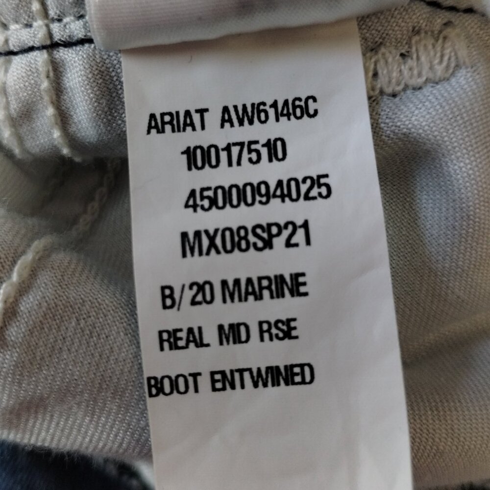 Ariat REAL Midrise BootCut Jeans Size 29S - Picture 10 of 14